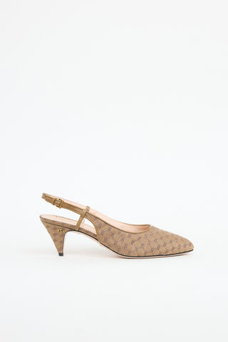 Gucci GG Quilted Slingback Heel