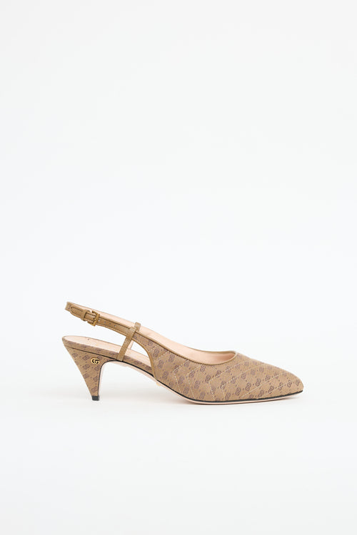 Gucci GG Quilted Slingback Heel