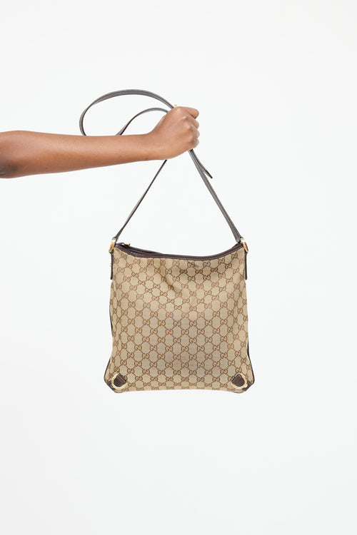 Gucci Canvas Abbey Crossbody Bag