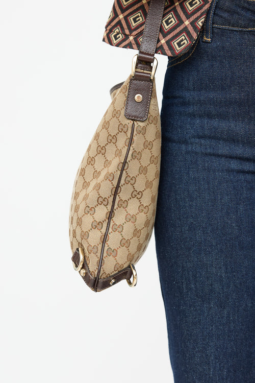 Gucci Canvas Abbey Crossbody Bag