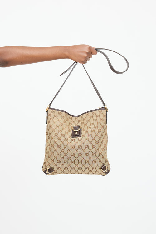 Gucci Canvas Abbey Crossbody Bag