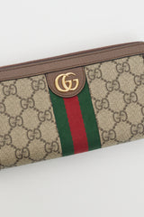 Gucci Brown & Multi GG Supreme Ophidia Wallet