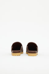 Gucci Leather Horsebit Mule