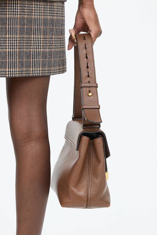 Gucci Leather GG Marmont Messenger Bag