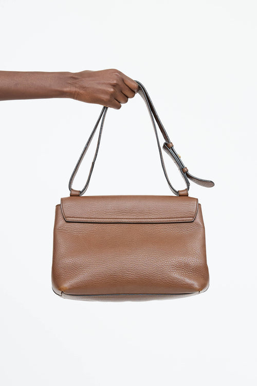 Gucci Leather GG Marmont Messenger Bag