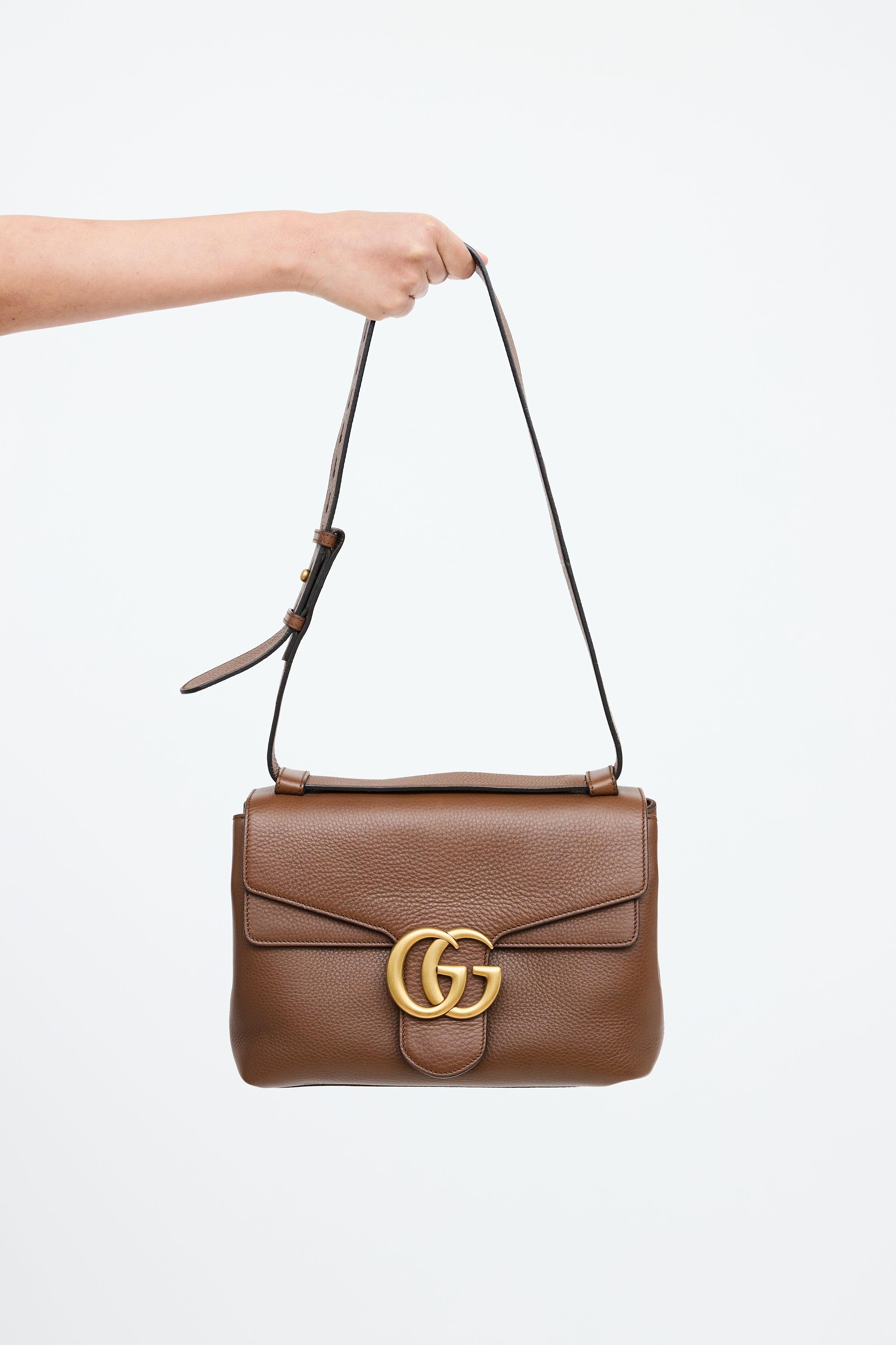 Gucci // Leather GG Marmont Messenger Bag – VSP Consignment