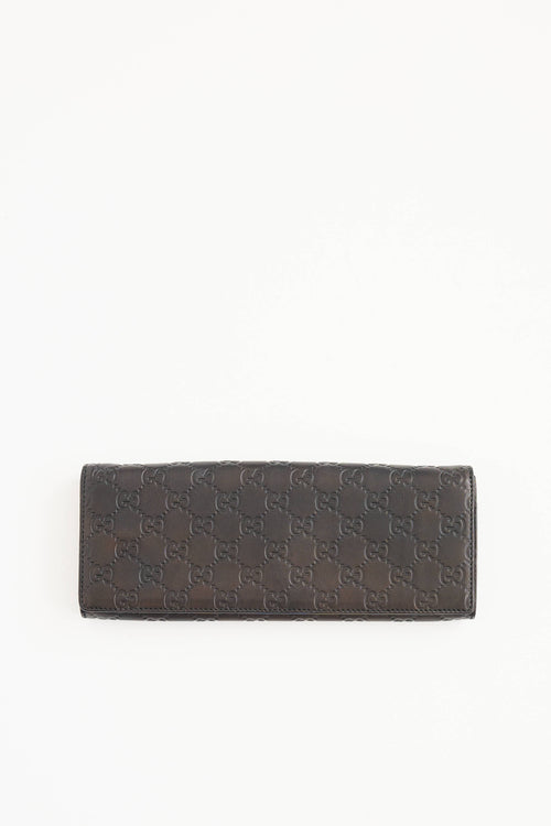 Gucci Guccissima Long Clutch