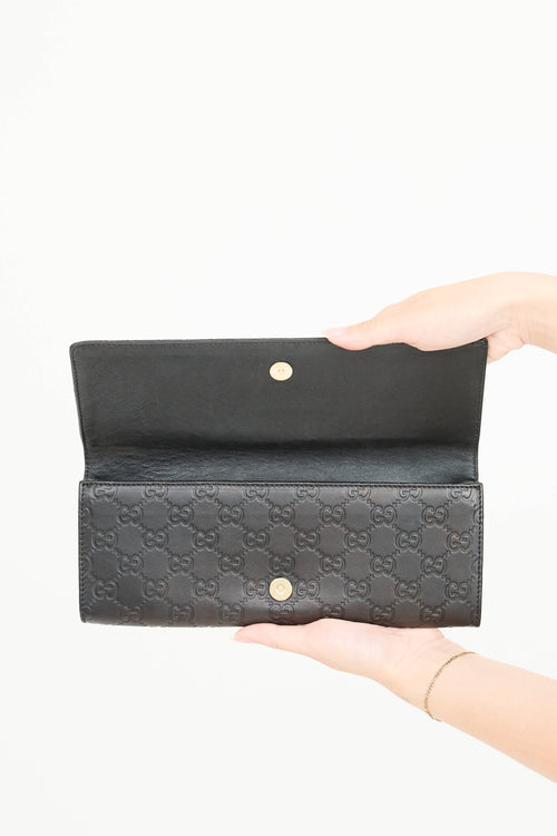Gucci Guccissima Long Clutch