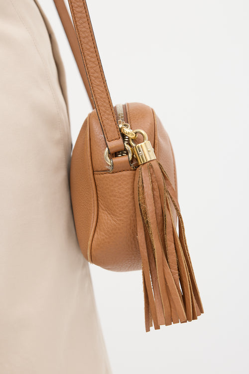 Gucci Brown Leather Soho Disco Crossbody Bag