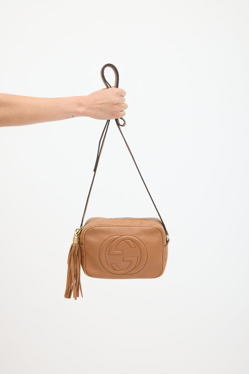 Gucci Brown Leather Soho Disco Crossbody Bag