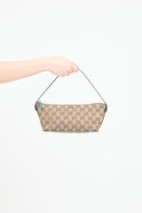 Gucci GG Canvas Boat Pochette Bag