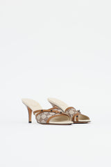 GucciGG Supreme Open Toe Heel