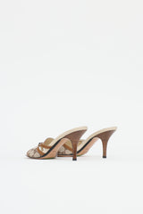 GucciGG Supreme Open Toe Heel