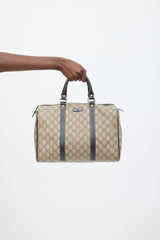 Gucci Brown Monogram Boston Bag