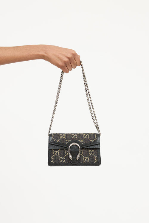 Gucci Denim Super Mini Dionysus Bag