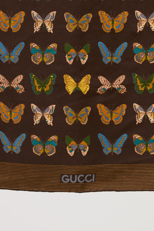 Gucci Silk Printed Scarf