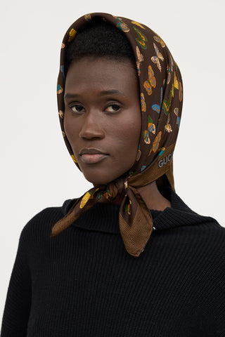 Gucci Silk Printed Scarf