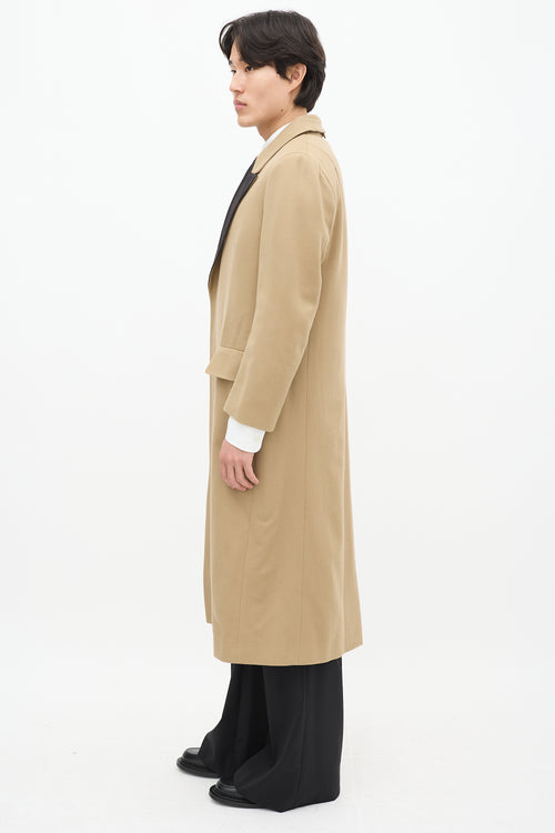 Gucci Brown & Multicolour Wool Cape Coat