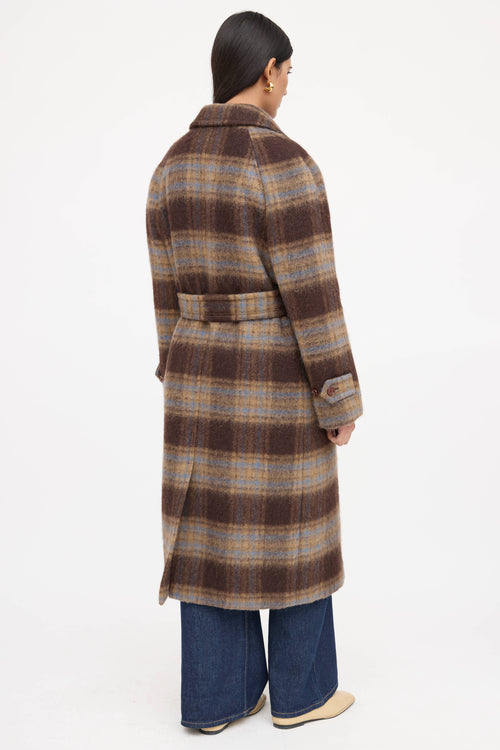 Gucci Wool Plaid Coat