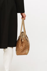 Gucci Beige Embossed Princy Tote Bag