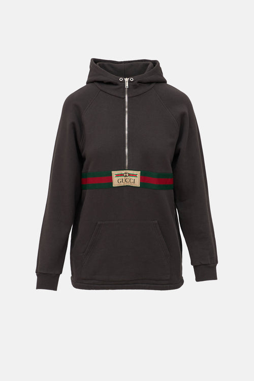 Gucci Striped Logo Hoodie