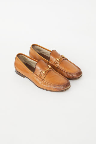 Gucci Brown Leather Loafer