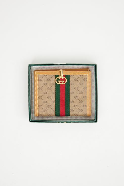 Gucci Brown GG Compact Wallet