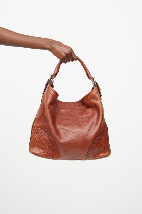 Gucci Brown Medium Signoria Shoulder Bag