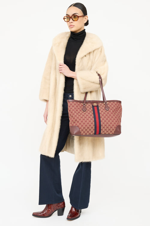 Gucci GG Supreme Canvas Ophidia Tote Bag