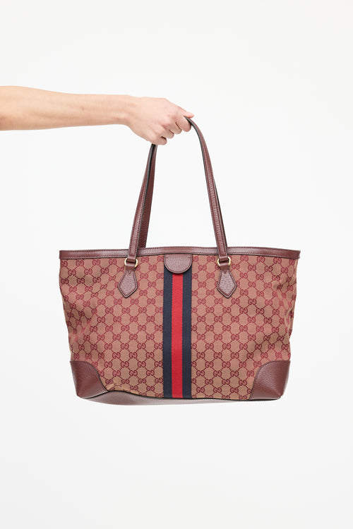 Gucci GG Supreme Canvas Ophidia Tote Bag