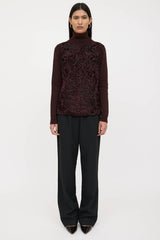 Gucci Cashmere Fur Trim Sweater