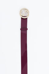 Gucci Patent Leather GG Belt