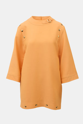 Gucci Button Shift Dress