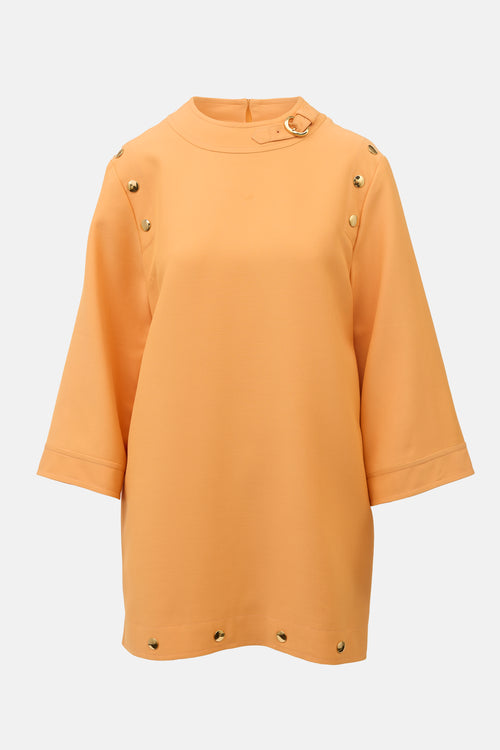 Gucci Button Shift Dress