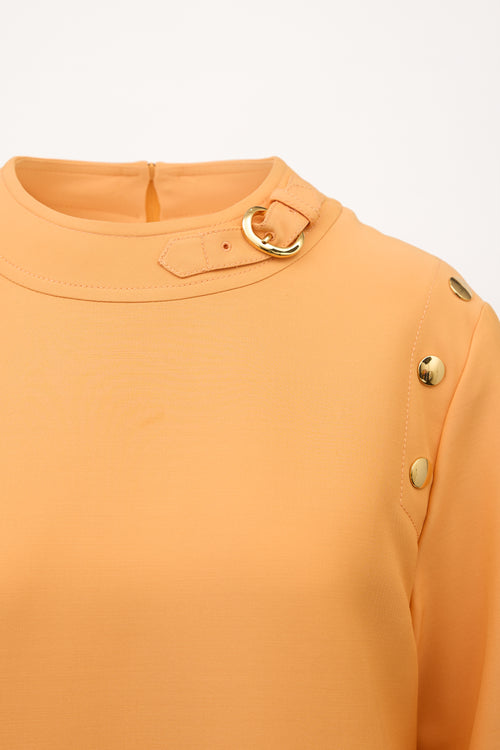 Gucci Button Shift Dress