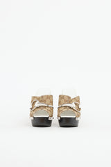 Gucci Canvas Clog Heel