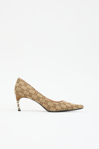 Gucci GG Monogram Pump