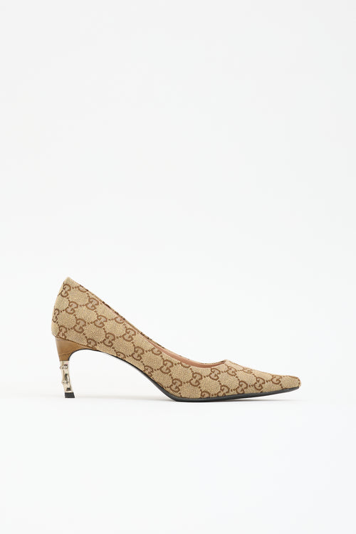 Gucci GG Monogram Pump