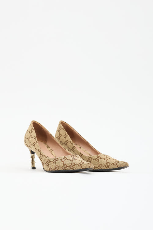 Gucci GG Monogram Pump