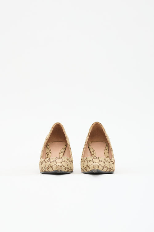 Gucci GG Monogram Pump