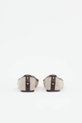 Gucci Canvas Ballet Flat