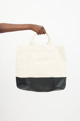 Gucci Canvas Embossed Logo Tote Bag