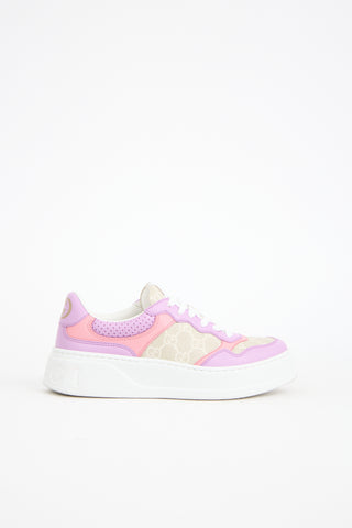 Gucci Canvas & Leather GG Sneaker