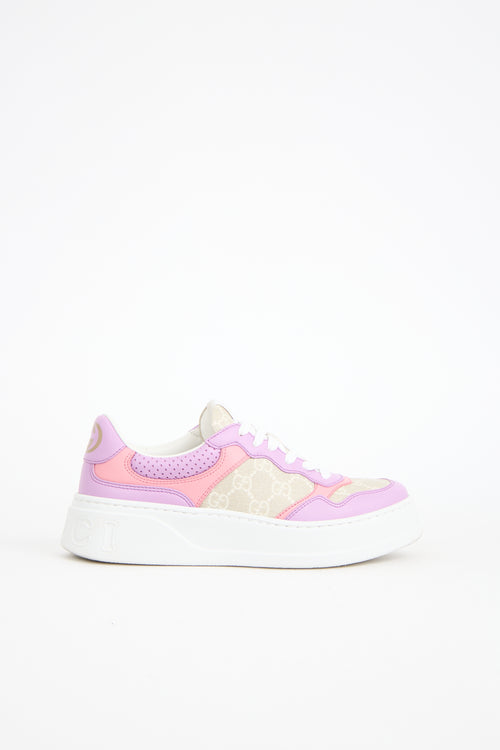 Gucci Canvas & Leather GG Sneaker