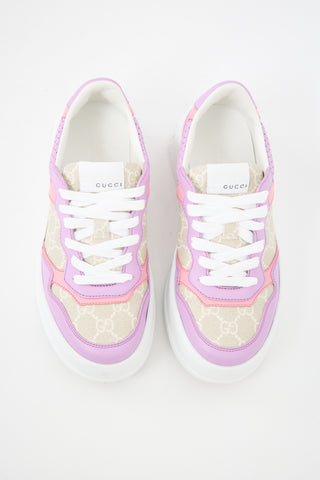 Gucci Canvas & Leather GG Sneaker