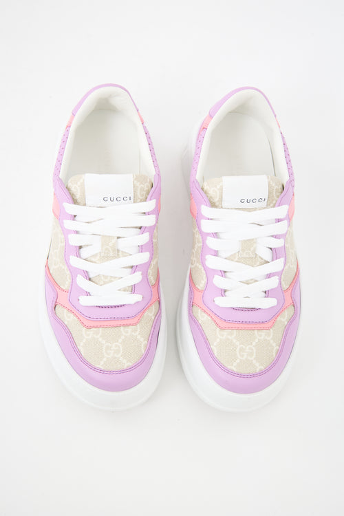 Gucci Canvas & Leather GG Sneaker