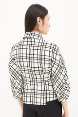 Gucci Check Peplum Jacket