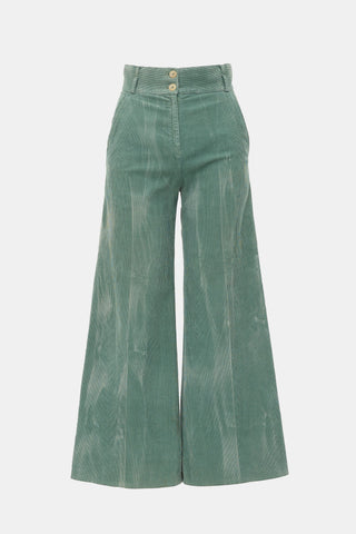 Gucci Corduroy Wide Leg Trouser