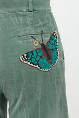 Gucci Corduroy Wide Leg Trouser