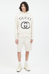 Gucci Cream & Black GG Hoodie